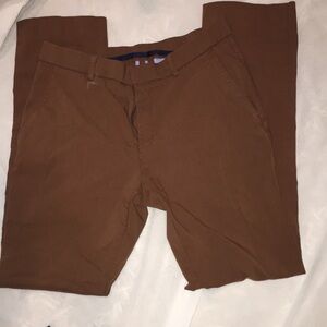 Tommy Hilfiger Men’s Brown Stretch Cotton Pants | Size 30W x 30L